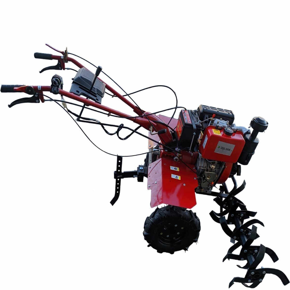 Motozappa 1WG6.3C 10 hp diesel fresa 125 cm acc.elettrica 1 alt=Motozappa 1WG6.3C 10 hp diesel fresa 125 avvio elettrico 1